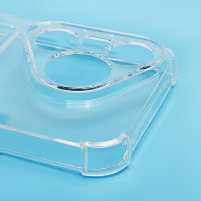 Чехол-накладка для Huawei Pura 70 Global (прозрачный) - SC278 с картхолдером