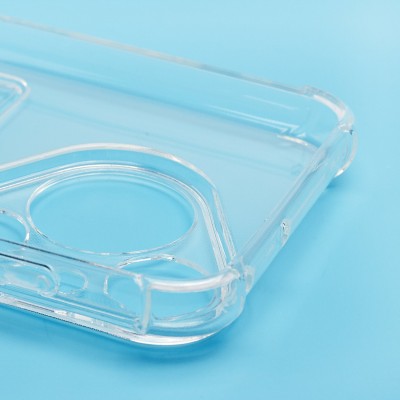 Чехол-накладка для Huawei Pura 70 Pro Global (прозрачный) - SC278 с картхолдером