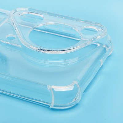 Чехол-накладка для Huawei Pura 70 Ultra Global (прозрачный) - SC278 с картхолдером Чехол-накладка для Huawei Pura 70 Ultra Global (прозрачный) - SC278 с картхолдером