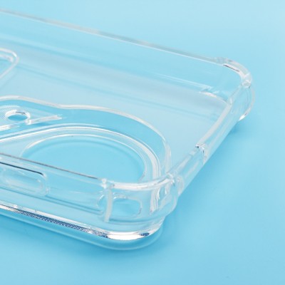 Чехол-накладка для Huawei Pura 70 Ultra Global (прозрачный) - SC278 с картхолдером