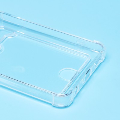 Чехол-накладка для Infinix Hot 40 Pro (прозрачный) - SC278 с картхолдером