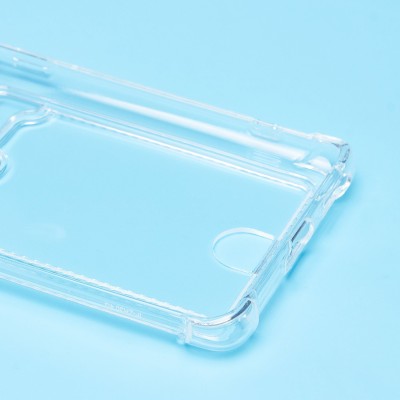 Чехол-накладка для Infinix Zero 30 4G (прозрачный) - SC278 с картхолдером