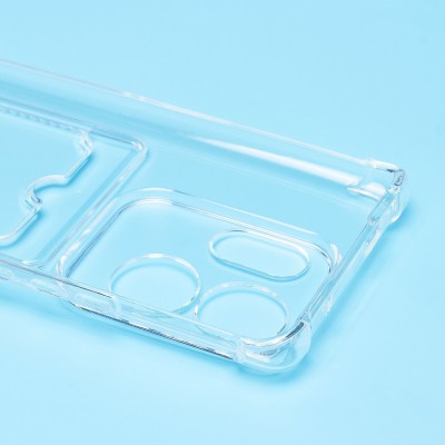 Чехол-накладка для Infinix Zero 30 4G (прозрачный) - SC278 с картхолдером