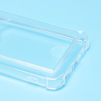 Чехол-накладка для Tecno Pop 8 (прозрачный) - SC278 с картхолдером