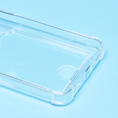 Чехол-накладка для Tecno Pop 8 (прозрачный) - SC278 с картхолдером