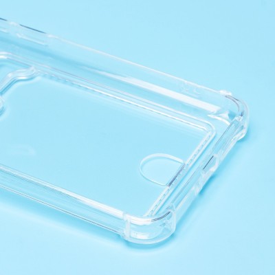 Чехол-накладка для Xiaomi 14 Pro (прозрачный) - SC278 с картхолдером Чехол-накладка для Xiaomi 14 Pro (прозрачный) - SC278 с картхолдером