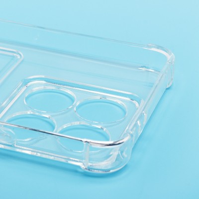 Чехол-накладка для Xiaomi 14T (прозрачный) - SC278 с картхолдером