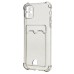 Чехол-накладка для Apple iPhone 11 (черный) - SC300 с картхолдером