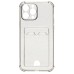 Чехол-накладка для Apple iPhone 13 Pro (черный) - SC300 с картхолдером