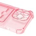 Чехол-накладка для Apple iPhone 13 Pro (розовый) - SC300 с картхолдером