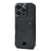 Чехол-накладка для Apple iPhone 16 Pro (черный) - SC300 с картхолдером