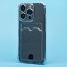 Чехол-накладка для Apple iPhone 16 Pro (белый) - SC300 с картхолдером