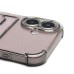 Чехол-накладка для Apple iPhone 16 (черный) - SC300 с картхолдером