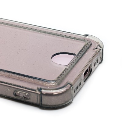 Чехол-накладка для Apple iPhone 16 (черный) - SC300 с картхолдером