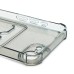 Чехол-накладка для Apple iPhone 16e (черный) - SC300 с картхолдером