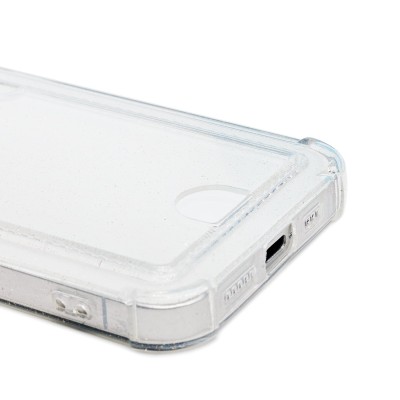 Чехол-накладка для Apple iPhone 16e (белый) - SC300 с картхолдером