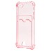 Чехол-накладка для Apple iPhone SE 2020 (розовый) - SC300 с картхолдером Чехол-накладка для Apple iPhone SE 2020 (розовый) - SC300 с картхолдером