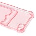 Чехол-накладка для Apple iPhone SE 2020 (розовый) - SC300 с картхолдером Чехол-накладка для Apple iPhone SE 2020 (розовый) - SC300 с картхолдером