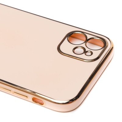 Чехол-накладка для Apple iPhone 11 (светло-розовый) - SC301