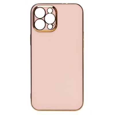 Чехол-накладка для Apple iPhone 12 Pro Max (светло-розовый) - SC301