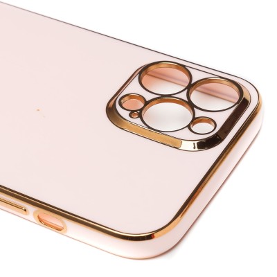 Чехол-накладка для Apple iPhone 12 Pro Max (светло-розовый) - SC301
