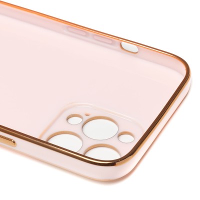 Чехол-накладка для Apple iPhone 12 Pro Max (светло-розовый) - SC301