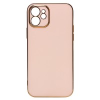Чехол-накладка для Apple iPhone 12 (светло-розовый) - SC301