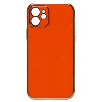 Чехол-накладка для Apple iPhone 12 (оранжевый) - SC301
