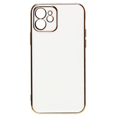 Чехол-накладка для Apple iPhone 12 (белый) - SC301