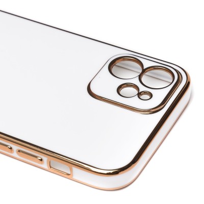 Чехол-накладка для Apple iPhone 12 (белый) - SC301