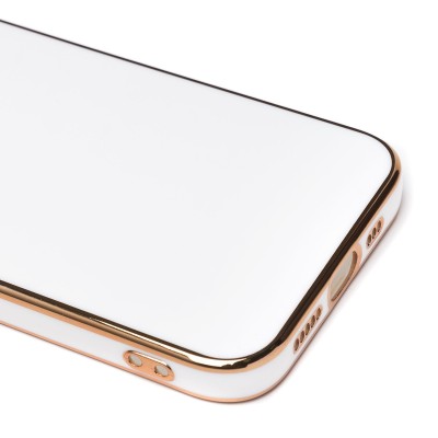 Чехол-накладка для Apple iPhone 12 (белый) - SC301