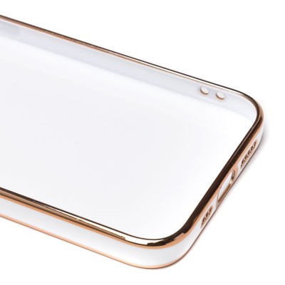 Чехол-накладка для Apple iPhone 12 (белый) - SC301