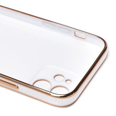 Чехол-накладка для Apple iPhone 12 (белый) - SC301