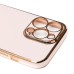 Чехол-накладка для Apple iPhone 13 Pro (светло-розовый) - SC301