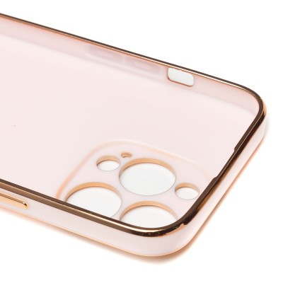 Чехол-накладка для Apple iPhone 13 Pro (светло-розовый) - SC301