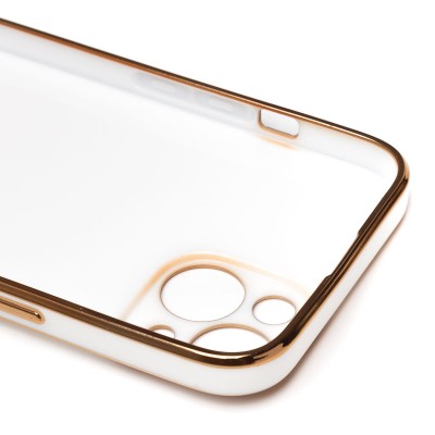 Чехол-накладка для Apple iPhone 13 (белый) - SC301