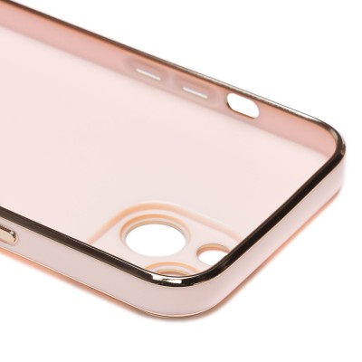 Чехол-накладка для Apple iPhone 14 (светло-розовый) - SC301