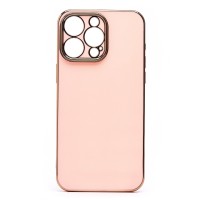 Чехол-накладка для Apple iPhone 15 Pro Max (светло-розовый) - SC301