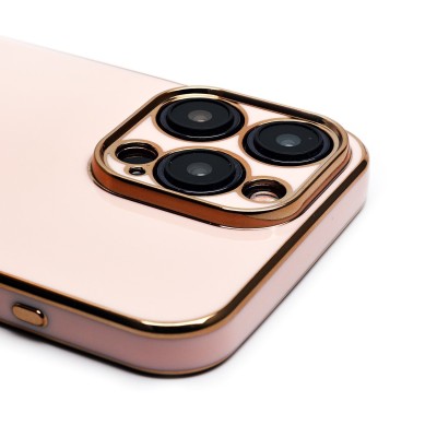 Чехол-накладка для Apple iPhone 15 Pro Max (светло-розовый) - SC301