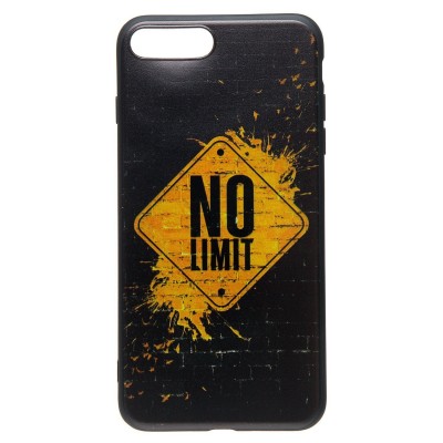 Чехол-накладка для Apple iPhone 8 Plus - (002) (черный) - SC302 Чехол-накладка для Apple iPhone 8 Plus - (002) (черный) - SC302