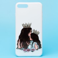 Чехол-накладка для Apple iPhone 8 Plus - (003) (белый) - SC302