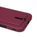 Чехол-накладка для Apple iPhone 16 Plus (бордовый) - SC304 c картхолдером