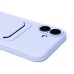 Чехол-накладка для Apple iPhone 16 Plus (светло-фиолетовый) - SC304 c картхолдером