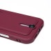 Чехол-накладка для Apple iPhone 16 Pro Max (бордовый) - SC304 c картхолдером