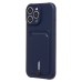 Чехол-накладка для Apple iPhone 16 Pro Max (темно-синий) - SC304 c картхолдером