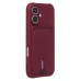 Чехол-накладка для Apple iPhone 16 (бордовый) - SC304 c картхолдером