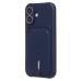 Чехол-накладка для Apple iPhone 16 (темно-синий) - SC304 c картхолдером