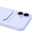 Чехол-накладка для Apple iPhone 16 (светло-фиолетовый) - SC304 c картхолдером