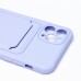 Чехол-накладка для Apple iPhone 11 Pro (темно-фиолетовый) - SC304 с картхолдером