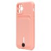 Чехол-накладка для Apple iPhone 11 Pro (светло-розовый) - SC304 с картхолдером